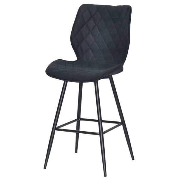 Напівбарний стілець Onder Mebli Toni BAR 65-ML Темно-сірий SH-2 Шеніл-1