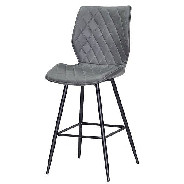 Напівбарний стілець Onder Mebli Toni BAR 65-ML Сірий 1001-1