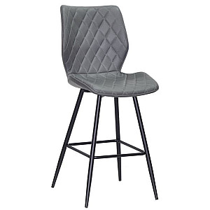 Напівбарний стілець Onder Mebli Toni BAR 65-ML Сірий 1001