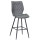 Напівбарний стілець Onder Mebli Toni BAR 65-ML Сірий 1001
