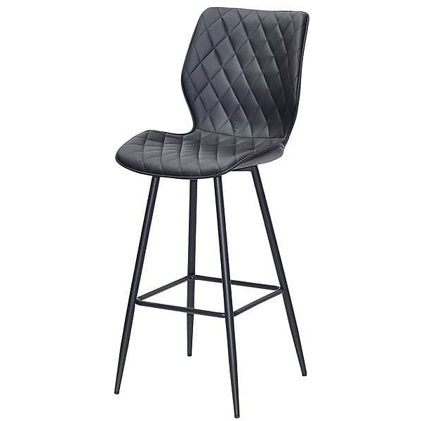 Барний стілець Onder Mebli Toni BAR 75-ML Чорний Екошкіра-1