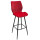 Барный стул Onder Mebli Toni BAR 75-ML Красный B-1016 Бархат