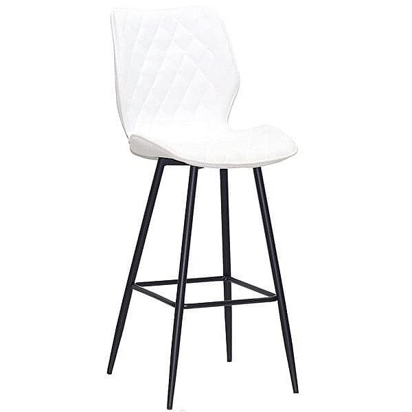 Барний стілець Onder Mebli Toni BAR 75-ML Білий SH-4 Шеніл-0