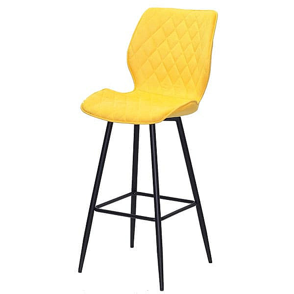 Барный стул Onder Mebli Toni BAR 75-ML Желтый SH-5 Шенилл-1
