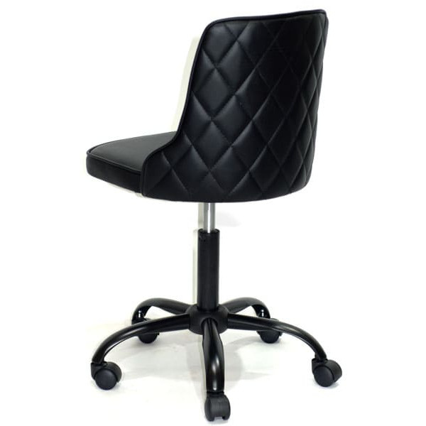 Стул Onder Mebli Adam BK-Office Черный Экокожа-2