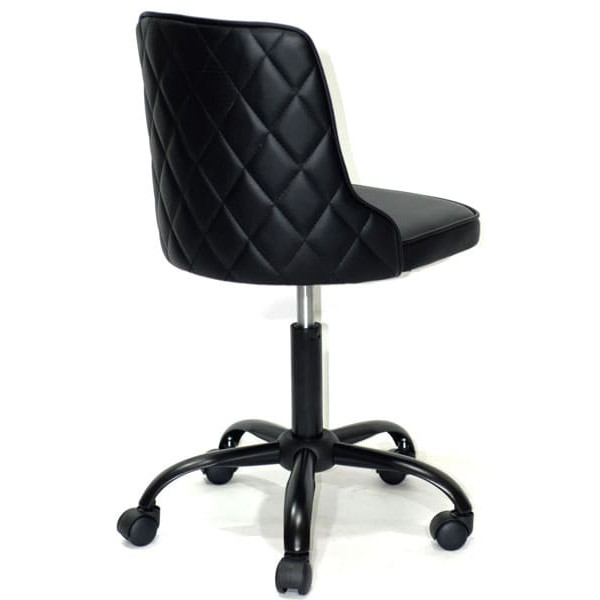 Стул Onder Mebli Adam BK-Office Черный Экокожа-3