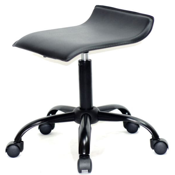 Стул Onder Mebli Abaz BK-Office Черный Экокожа-1