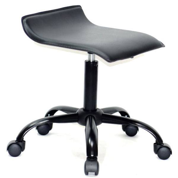 Стул Onder Mebli Abaz BK-Office Черный Экокожа-0