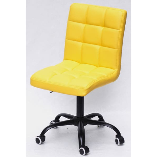 Стул Onder Mebli Augusto BK-Office Желтый 1006 Экокожа-1