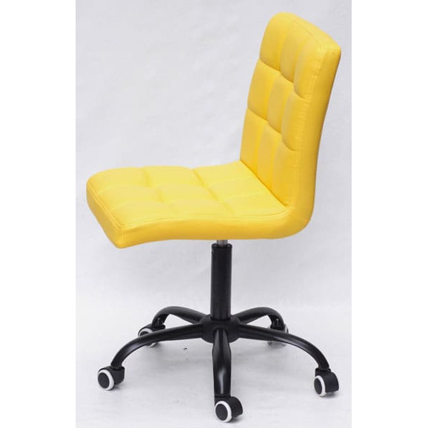 Стул Onder Mebli Augusto BK-Office Желтый 1006 Экокожа-2