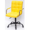 Стілець Onder Mebli Augusto-Arm BK-Office Жовтий 1006 Екошкіра-1-thumb