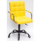 Стілець Onder Mebli Augusto-Arm BK-Office Жовтий 1006 Екошкіра-0-thumb