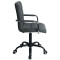 Стул Onder Mebli Augusto-Arm BK-Office Серый 1001 Экокожа-2-thumb