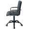 Стул Onder Mebli Augusto-Arm BK-Office Серый 1001 Экокожа-3-thumb