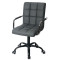 Стул Onder Mebli Augusto-Arm BK-Office Серый 1001 Экокожа-1-thumb