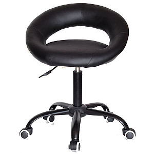 Стілець Onder Mebli Holy BK-Office Чорний Екошкіра