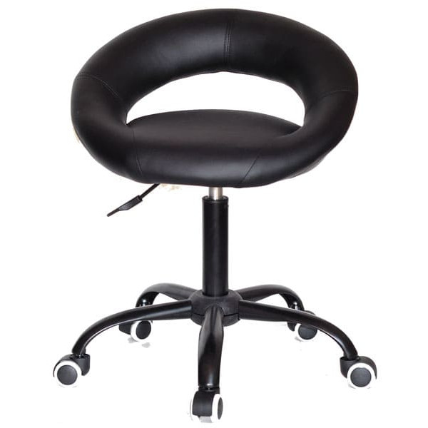 Стул Onder Mebli Holy BK-Office Черный Экокожа-0