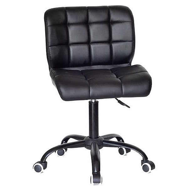 Стул Onder Mebli Soho BK-Office Черный Экокожа-0