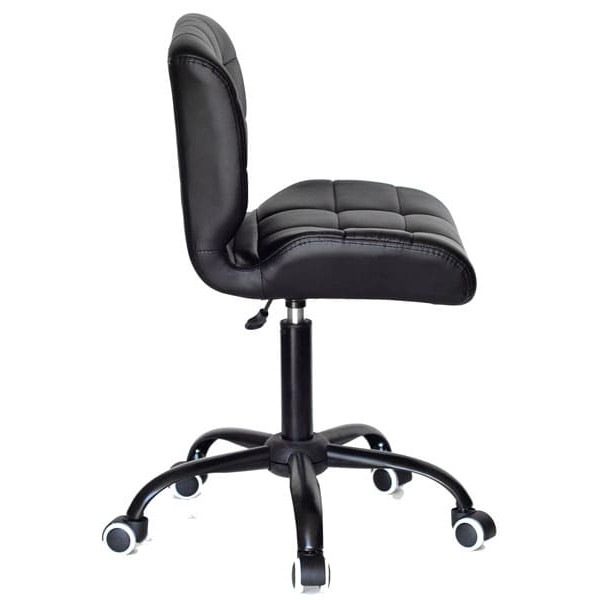 Стул Onder Mebli Soho BK-Office Черный Экокожа-3