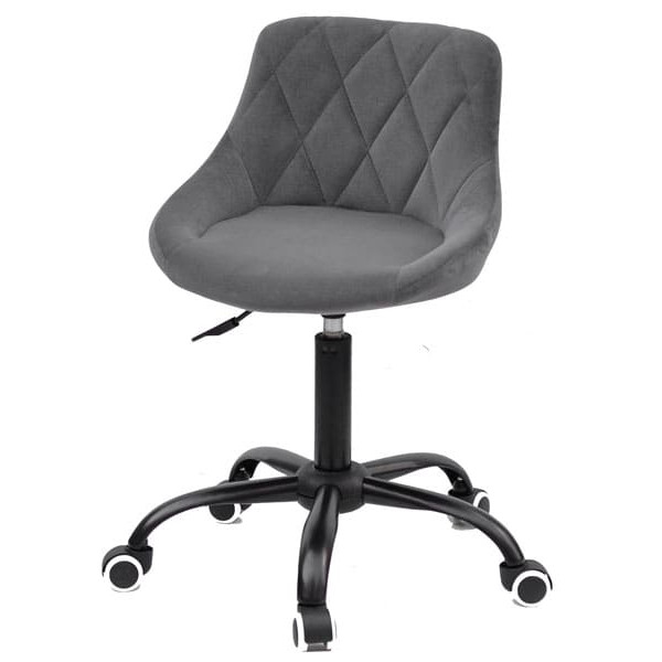 Стілець Onder Mebli Foro BK-Office Сірий B-1004 Оксамит-1