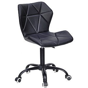 Стілець Onder Mebli Torino BK-Office Чорний Екошкіра