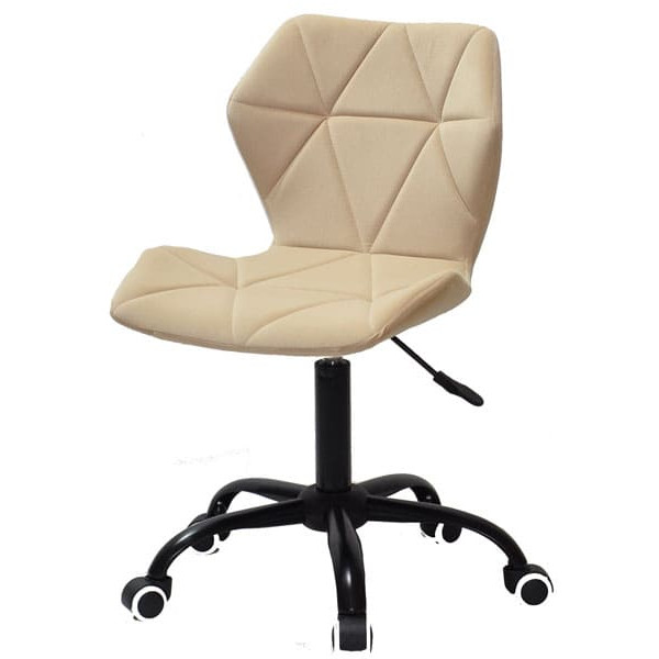 Стілець Onder Mebli Torino BK-Office Бежевий B-1005 Оксамит-1