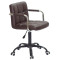 Стул Onder Mebli Arno-Arm BK-Office Темно-коричневый 1015 Экокожа-3-thumb