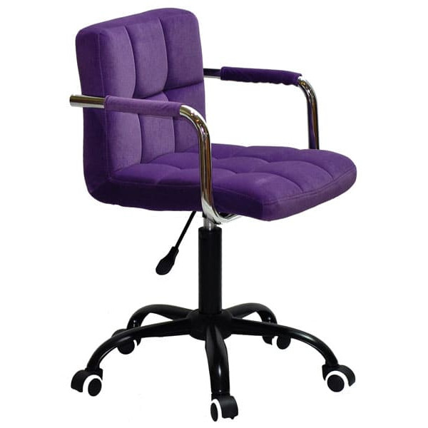 Стілець Onder Mebli Arno-Arm BK-Office Пурпур B-1013 Оксамит-2