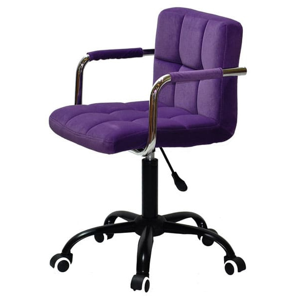 Стілець Onder Mebli Arno-Arm BK-Office Пурпур B-1013 Оксамит-3