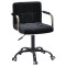 Стул Onder Mebli Arno-Arm BK-Office Черный B-1011 Бархат-0-thumb