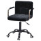 Стул Onder Mebli Arno-Arm BK-Office Черный B-1011 Бархат-1-thumb