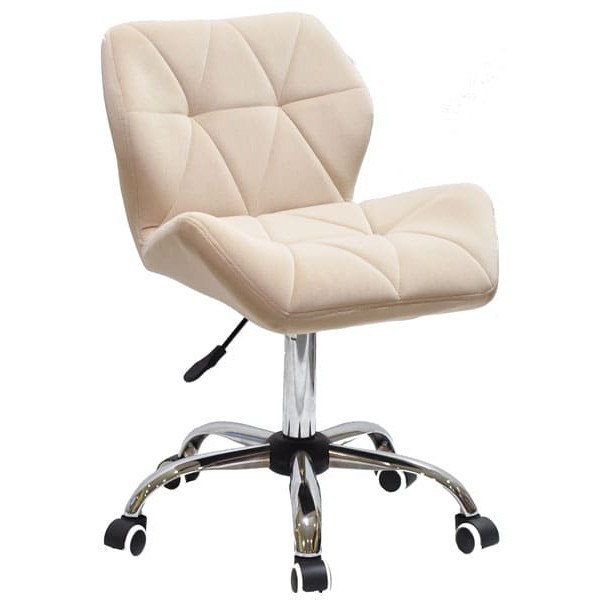 Стул Onder Mebli Paris CH-OFFICE Бежевый B-1005 Бархат-0