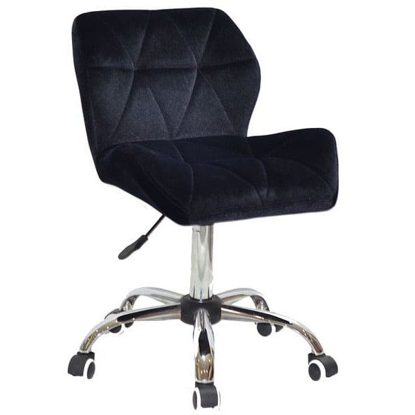 Стілець Onder Mebli Paris CH-OFFICE Чорний B-1011 Оксамит-0