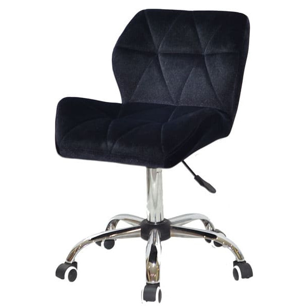 Стілець Onder Mebli Paris CH-OFFICE Чорний B-1011 Оксамит-1