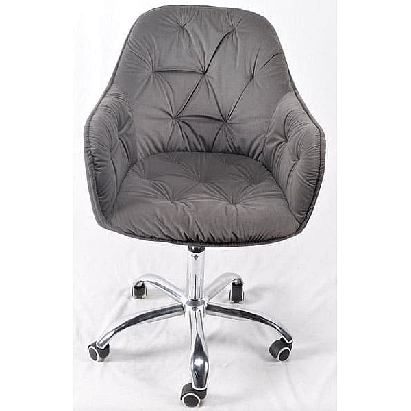 Стілець Onder Mebli Mario CH-OFFICE Сірий B-1004 Оксамит-0
