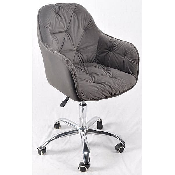 Стілець Onder Mebli Mario CH-OFFICE Сірий B-1004 Оксамит-1