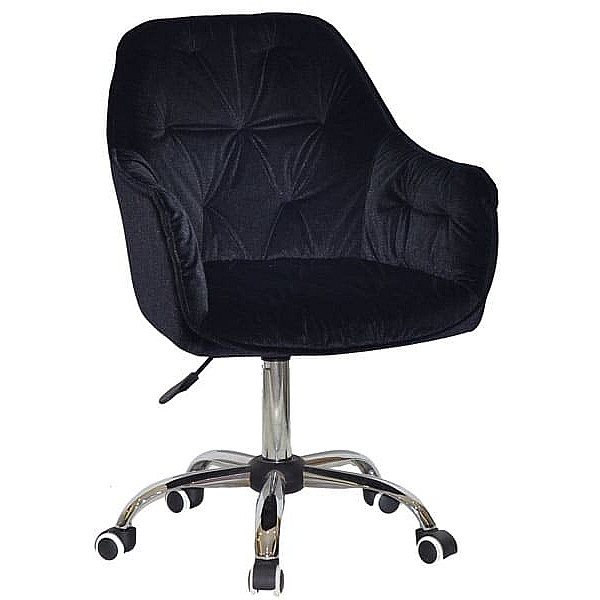 Стілець Onder Mebli Mario CH-OFFICE Чорний B-1011 Оксамит-0