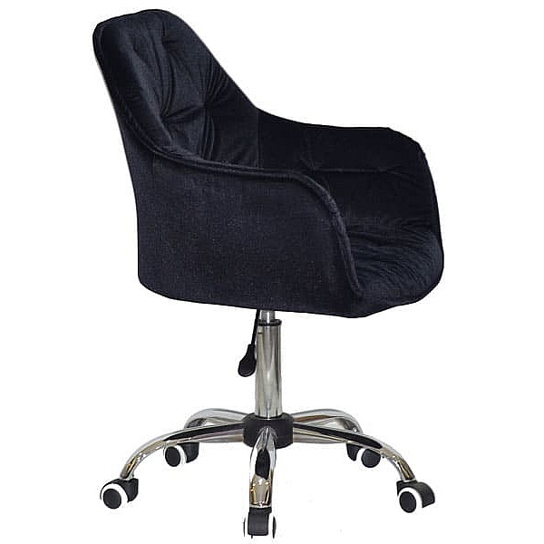 Стілець Onder Mebli Mario CH-OFFICE Чорний B-1011 Оксамит-2