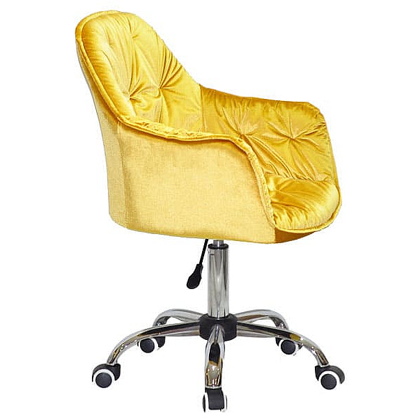 Стілець Onder Mebli Mario CH-OFFICE Жовтий Y-10 Велюр-2