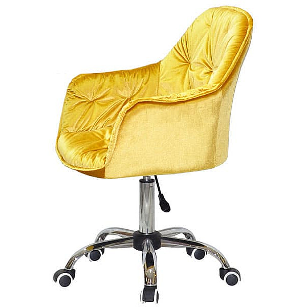 Стілець Onder Mebli Mario CH-OFFICE Жовтий Y-10 Велюр-3