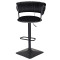 Барний стілець Onder Mebli Ava BAR 4-BK-BASE Чорний UC-904 Оксамит-1-thumb