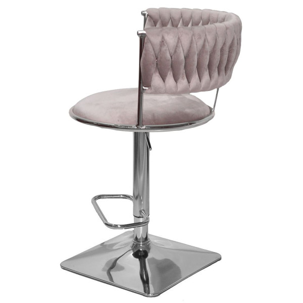 Барний стілець Onder Mebli Ava BAR 4-CH-BASE Кава UC-912 Оксамит-3