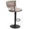 Барний стілець Onder Mebli Ava BAR BK-BASE Кава UC-912 Оксамит-1-thumb