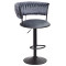 Барний стілець Onder Mebli Ava BAR BK-BASE Сірий UC-901 Оксамит-0-thumb