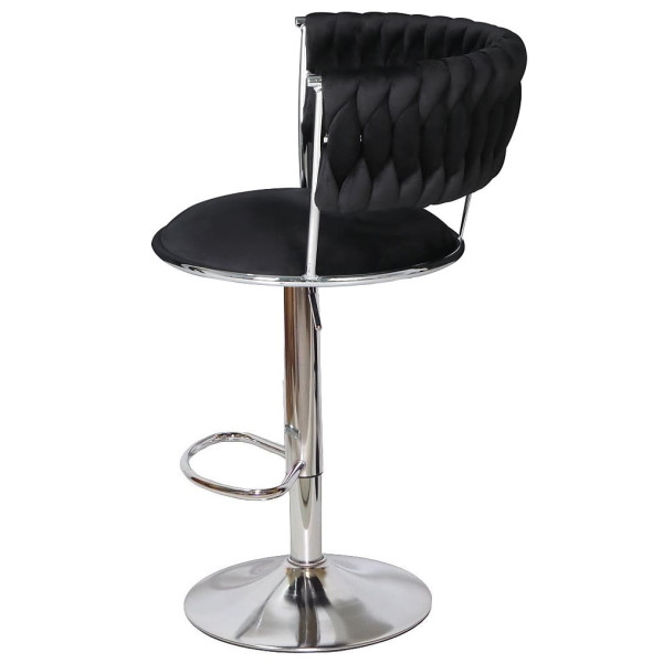Барний стілець Onder Mebli Ava BAR CH-BASE Чорний UC-904 Оксамит-3