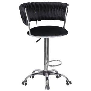 Барный стул Onder Mebli Ava BAR CH-OFFICE Черный UC-904 Бархат