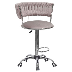 Барный стул Onder Mebli Ava BAR CH-OFFICE Кофе UC-912 Бархат