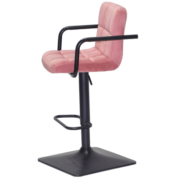 Барний стілець Onder Mebli Arno-Arm BAR 4-BK-BASE Теракотовий B-1018 Оксамит-3