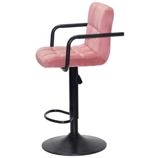 Барний стілець Onder Mebli Arno-Arm BAR BK-BASE Теракотовий B-1018 Оксамит-3