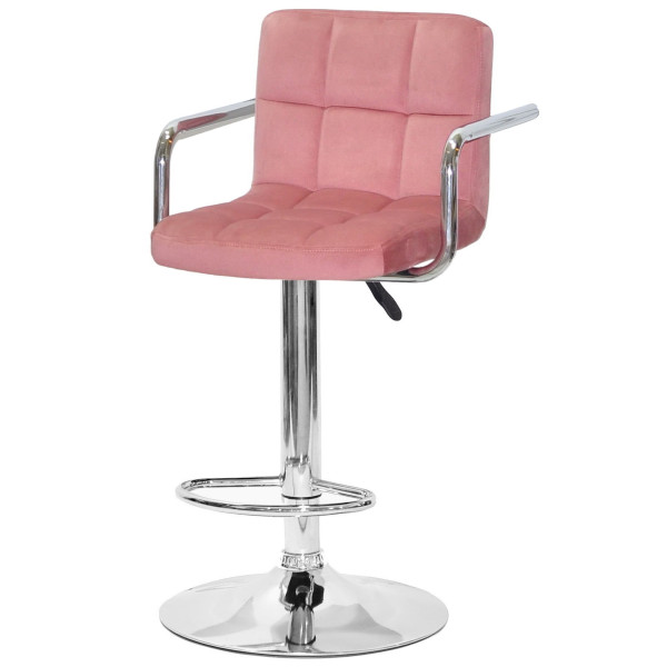 Барний стілець Onder Mebli Arno-Arm BAR CH-BASE Теракотовий B-1018 Оксамит-1